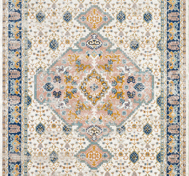 Porto Traditional Medallion Multicolor Rug