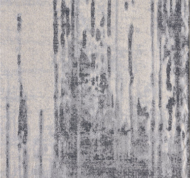 Quartz Grey Beige Abstract Drip Paint Rug