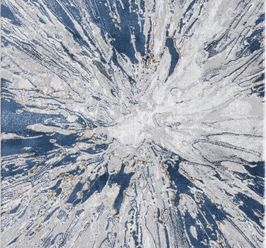 Regal Splash Washable Blue Rug