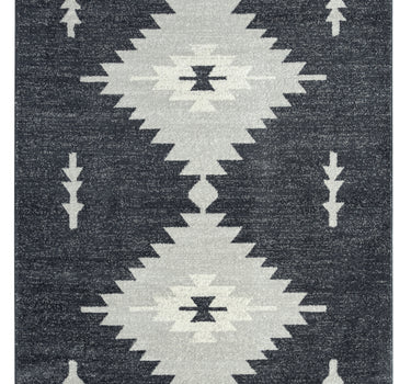 Tulum Grey Cream Diamond Rug