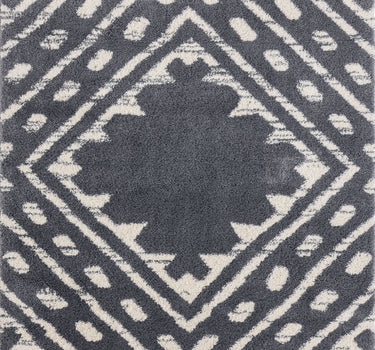 Willow Large Diamond Grey Rug