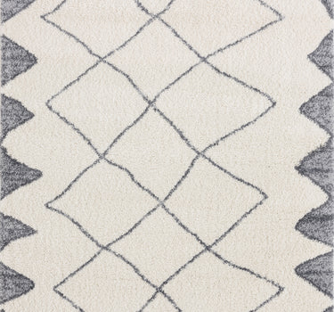 Willow Multi Diamond Cream Rug
