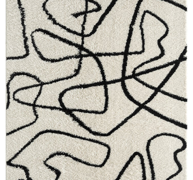 Willow Doodle Shag Cream Rug