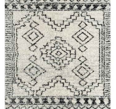 Willow Geometric Shag Cream Rug