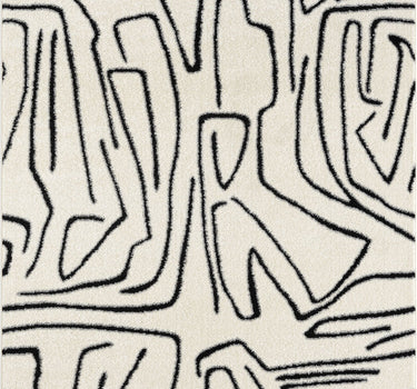 Deco Abstract Cream Rug