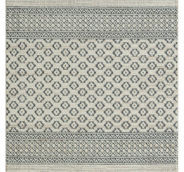 Cabo Nomadic Layered Lines Grey Rug